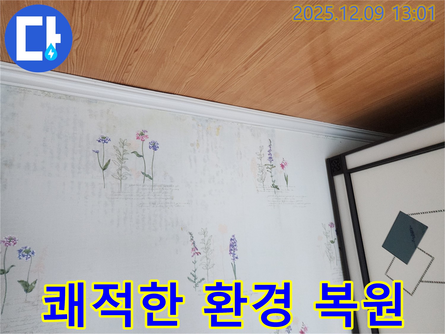 영중면 성동리 누수 현장 - 곰팡이 완벽 제거 및 쾌적한 환경 복원