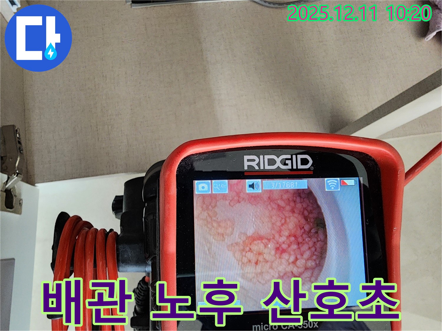 배관 노후 산호초 - 위험천만