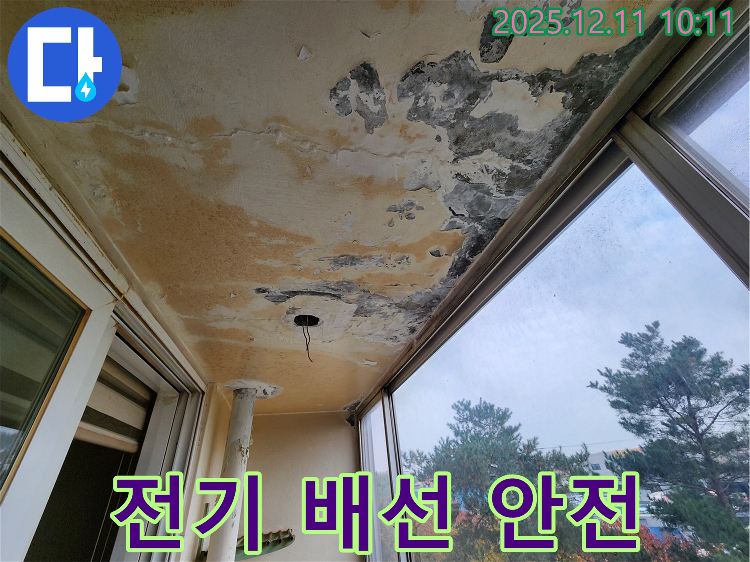 전기 배선 - 안전 - 누수 위험 - 최우선 점검
