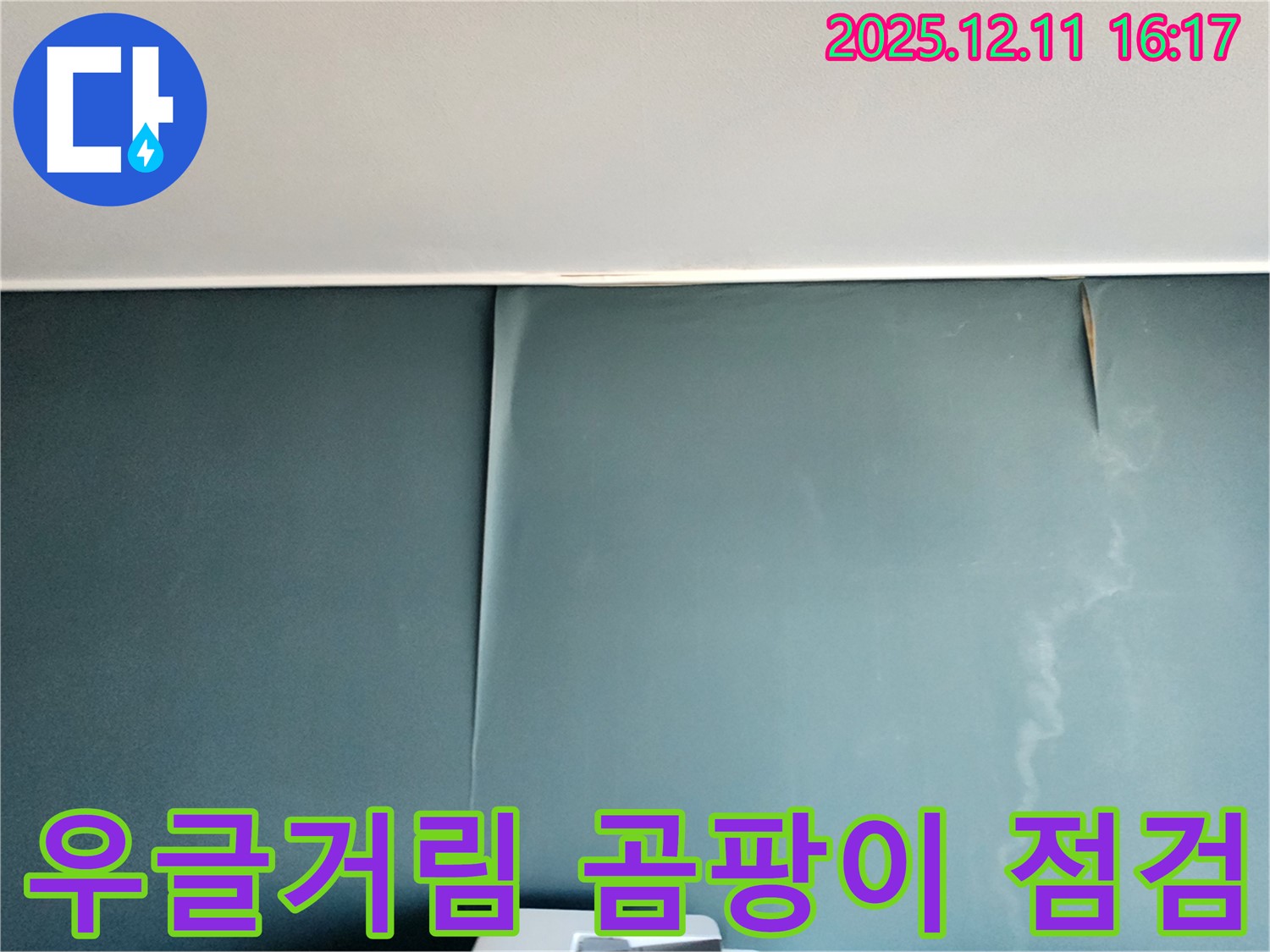 포천 영중면 누수 - 벽지 우글거림과 곰팡이 의심, 긴급 점검으로 초기 대응