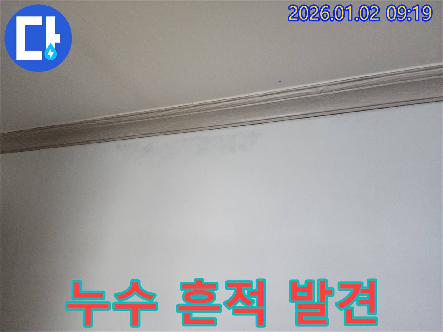 상계동 누수 흔적 - 곰팡이 발생 전 - 사전 점검