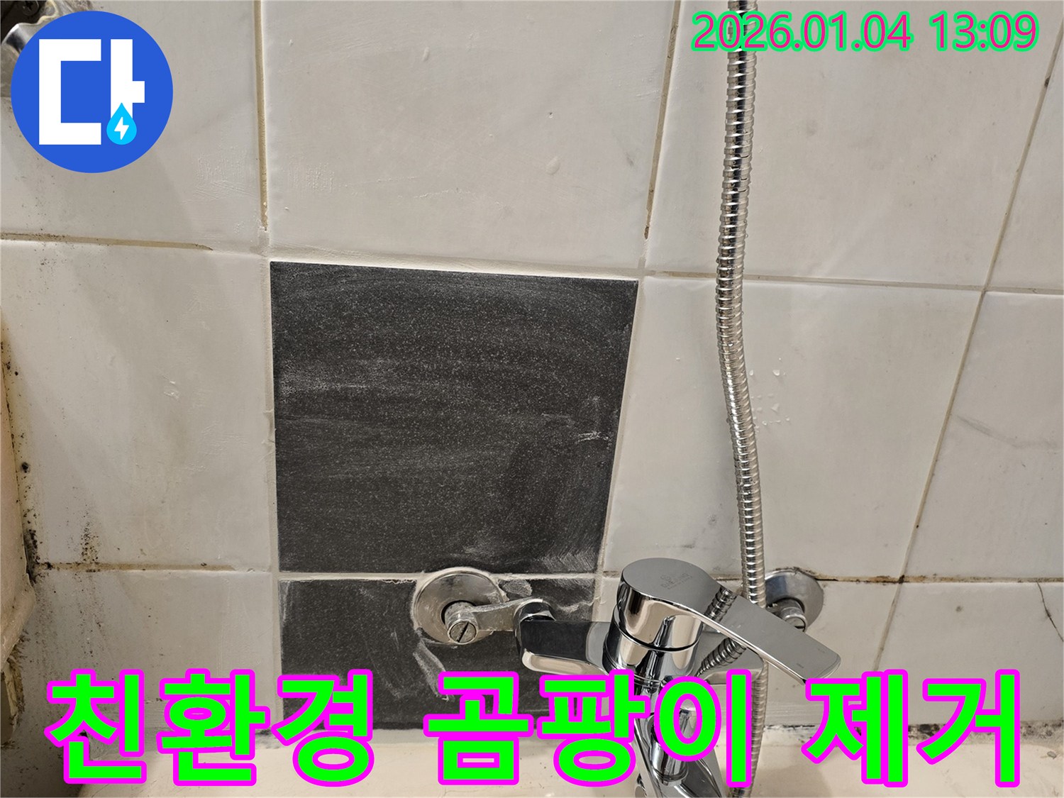 샤워기 누수 - 친환경 - 곰팡이 제거