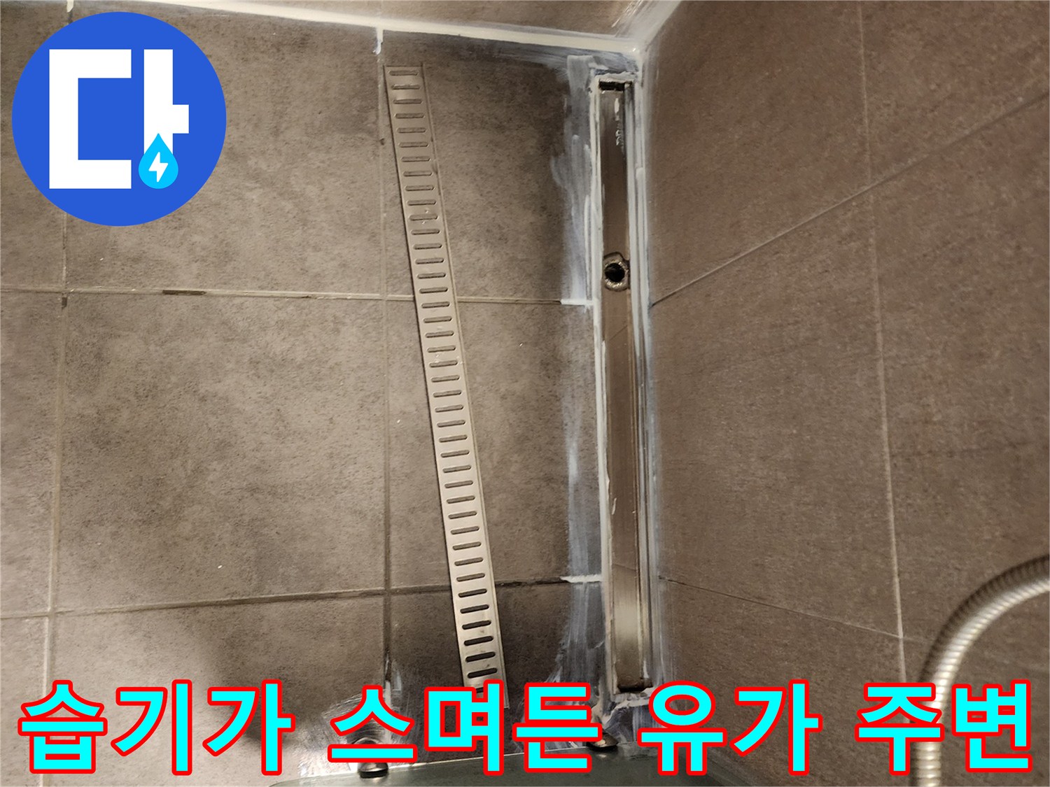 중구 욕실-유가 부근-타일 젖음 현상