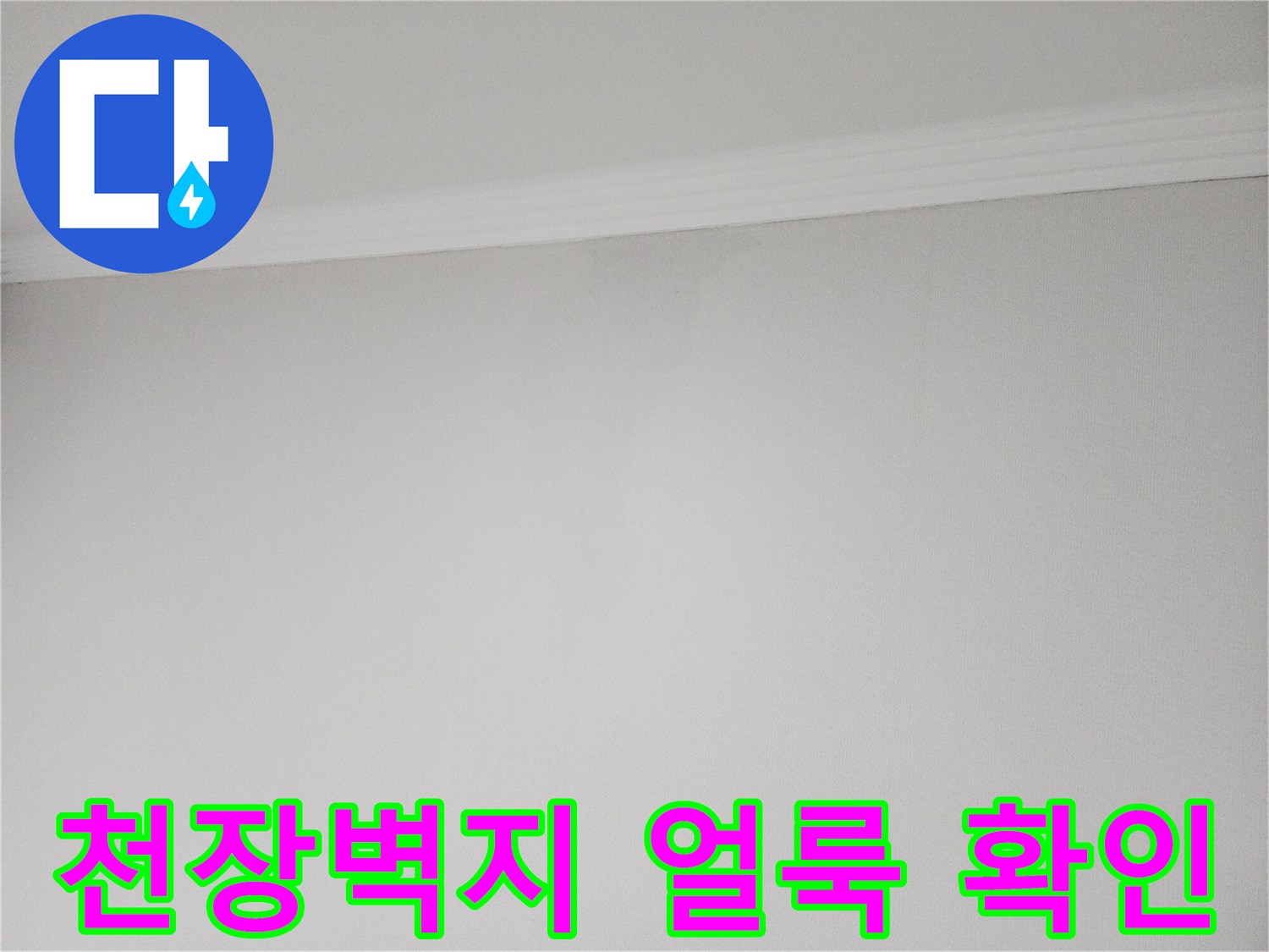 덕양구 현장의-천장 벽면 얼룩 상태