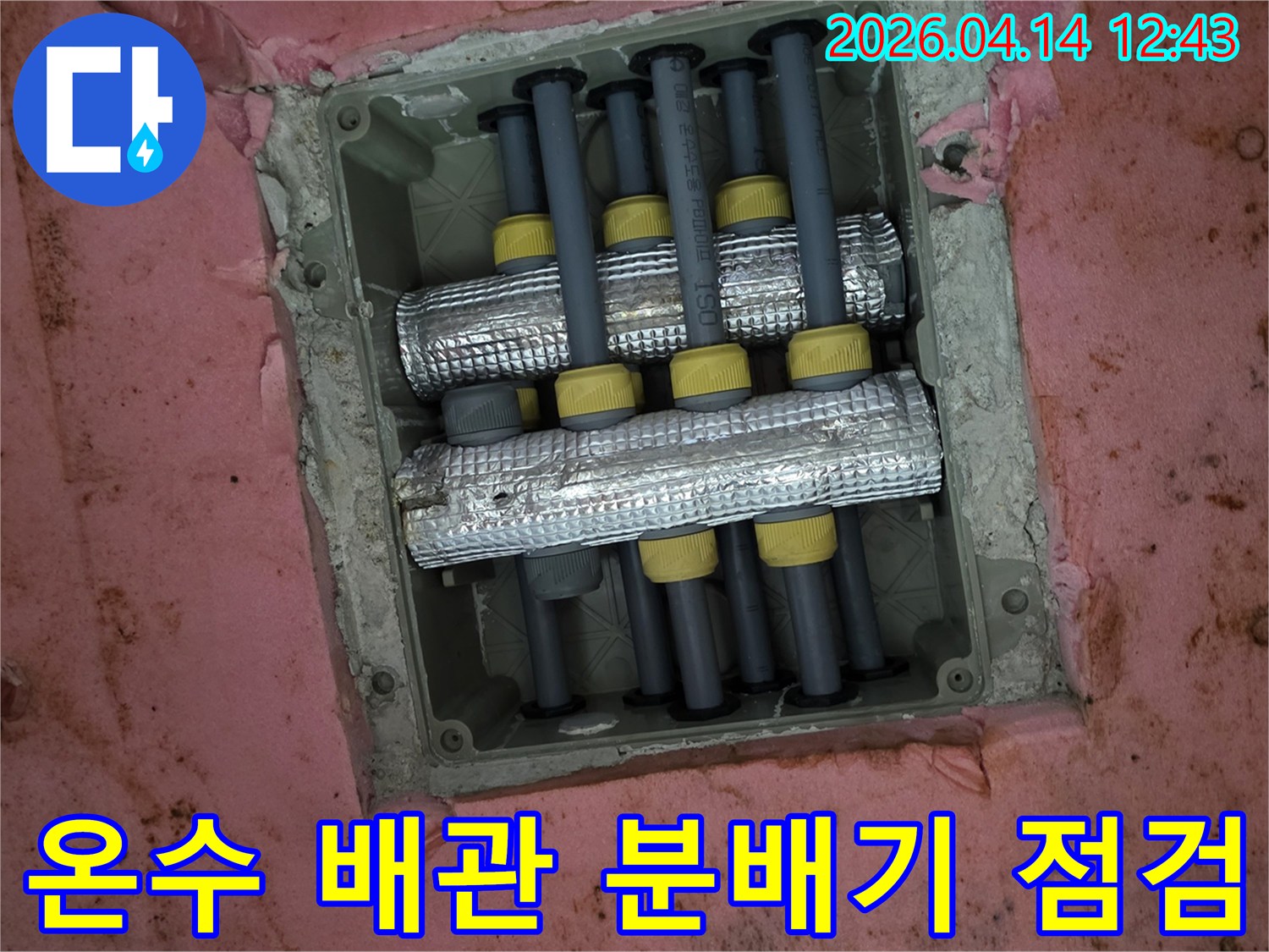 김포-풍무동 주택 온수 배관-분배기 누수 점검-정밀 진단 과정
