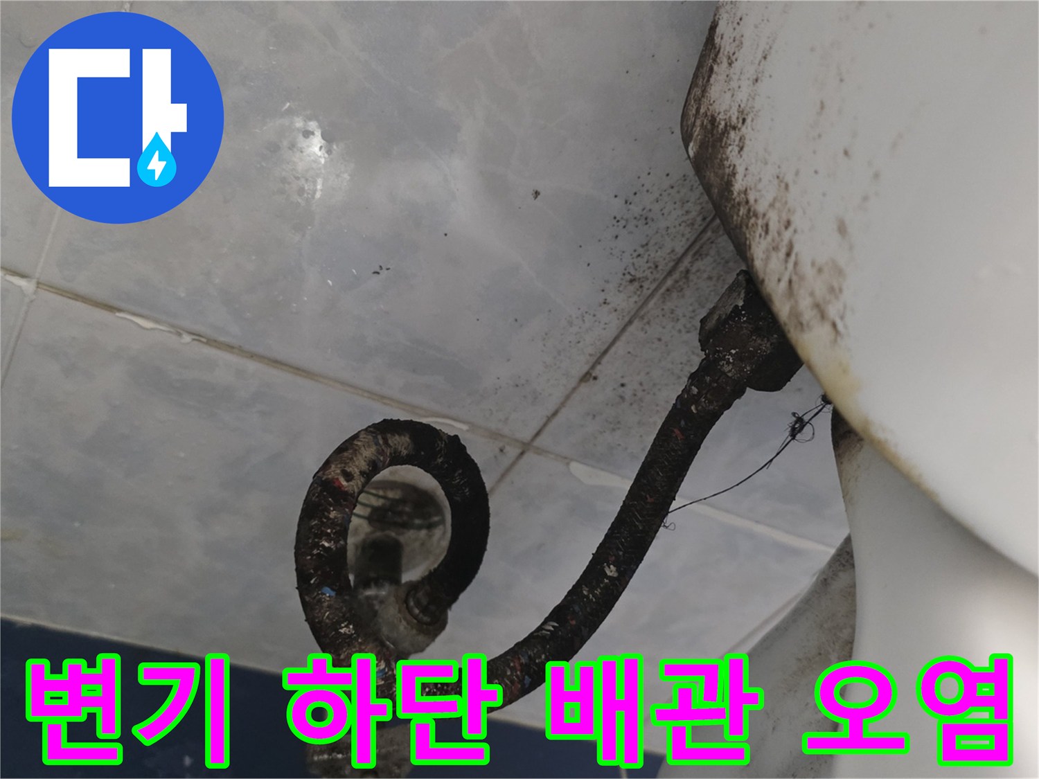 변기-하단-급수-라인-주변-오염-상태