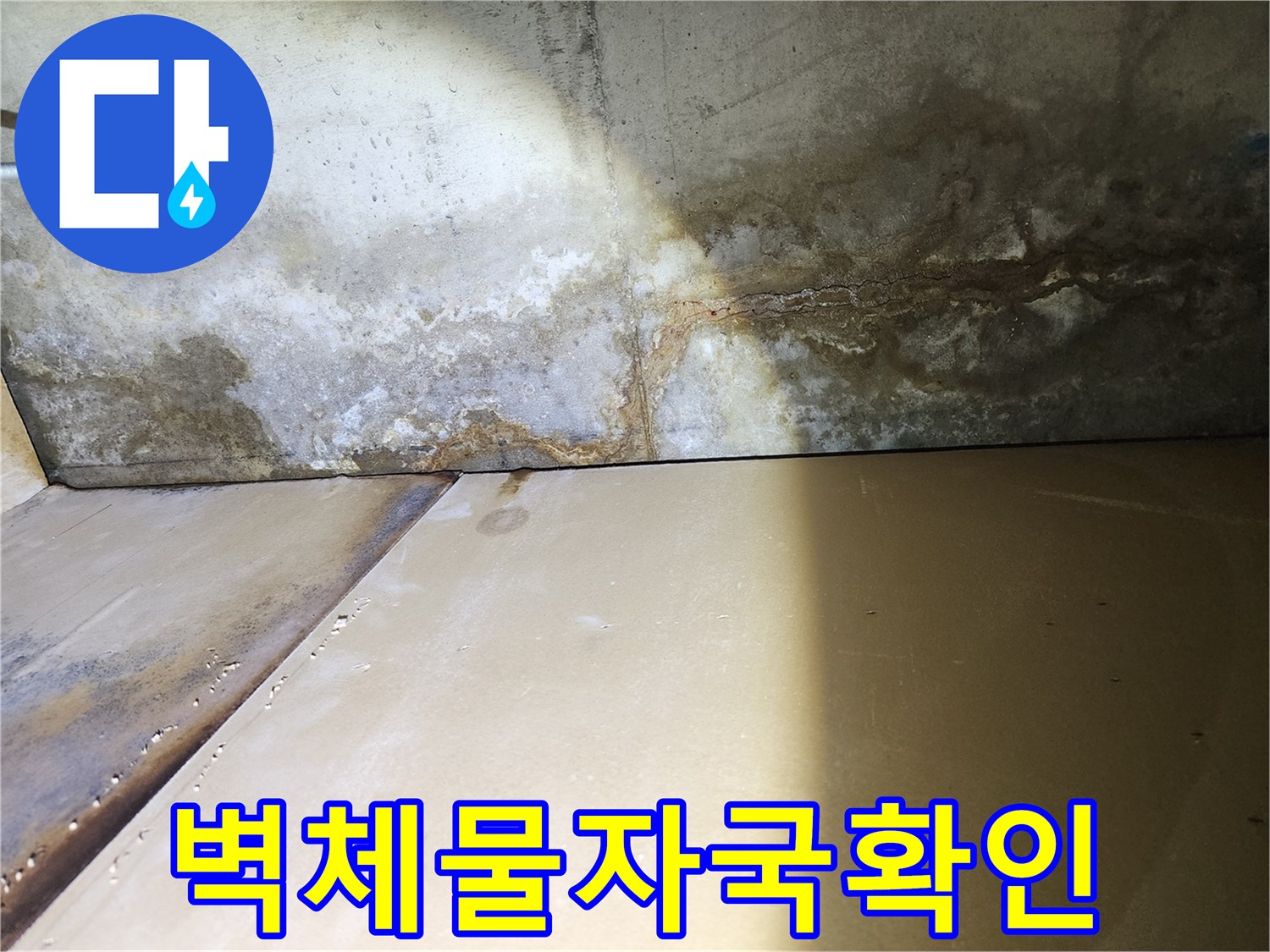 습기가-번진-콘크리트-벽면-상태