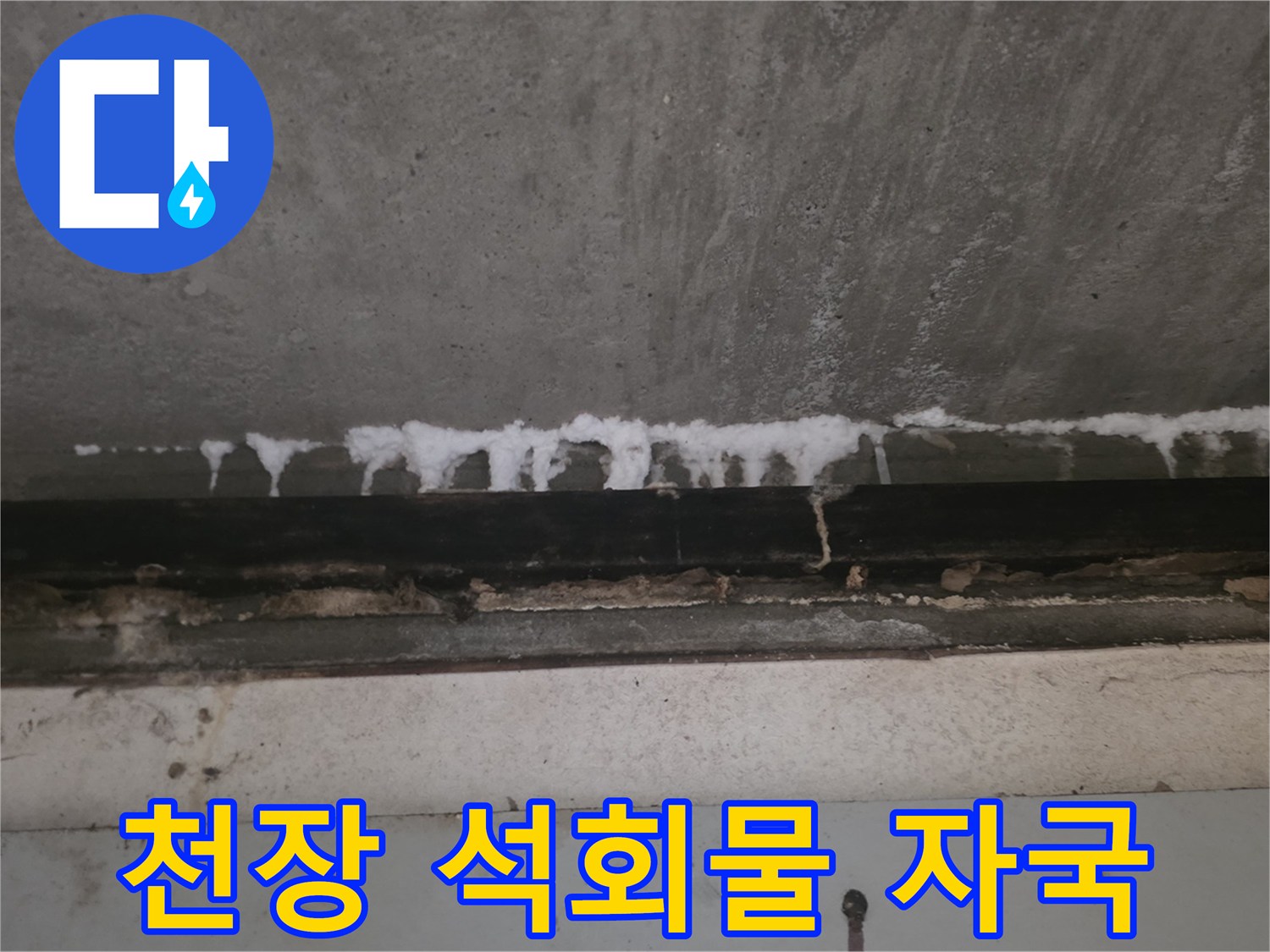 콘크리트-슬라브-백화-현상-발생