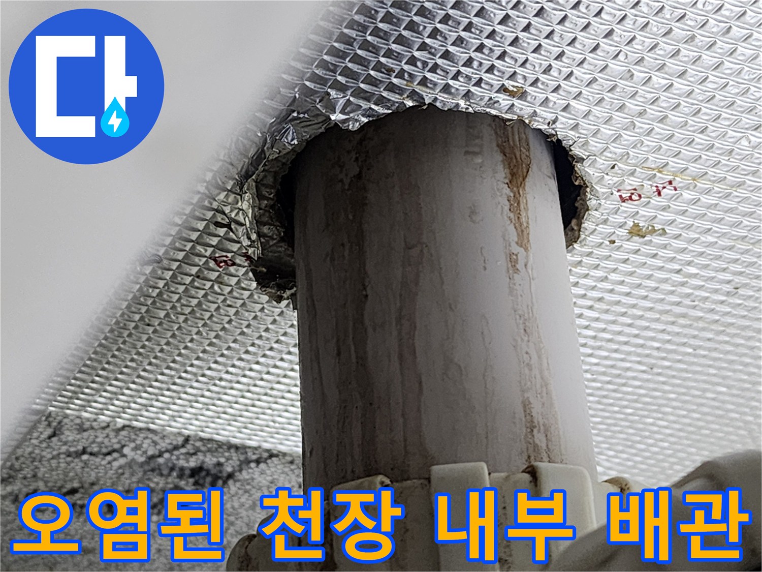 천장-내부-하수-배관-상태-확인