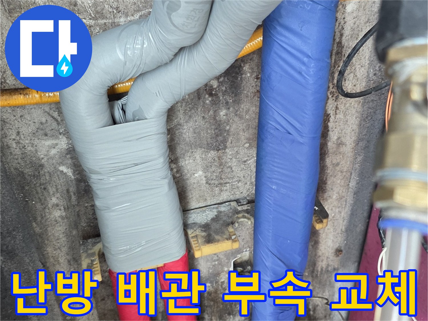 새로운-배관-부속으로-교체된-분배기-하단-모습