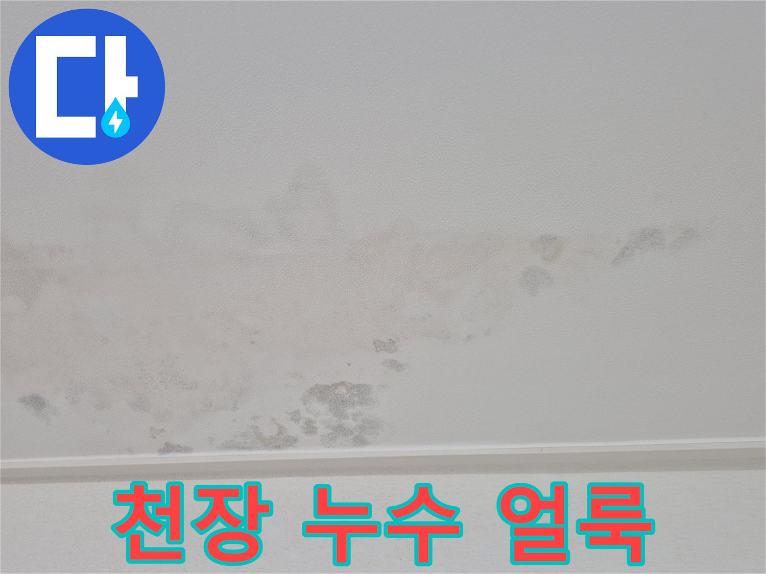 아파트-천장-벽지-누수-흔적-사진